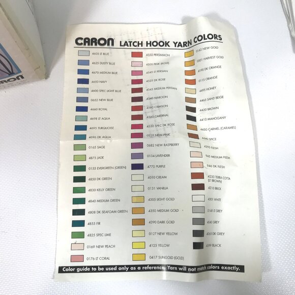 Vintage Latch Hook Rug Kit with Tool JESUS - Picture 9 of 13